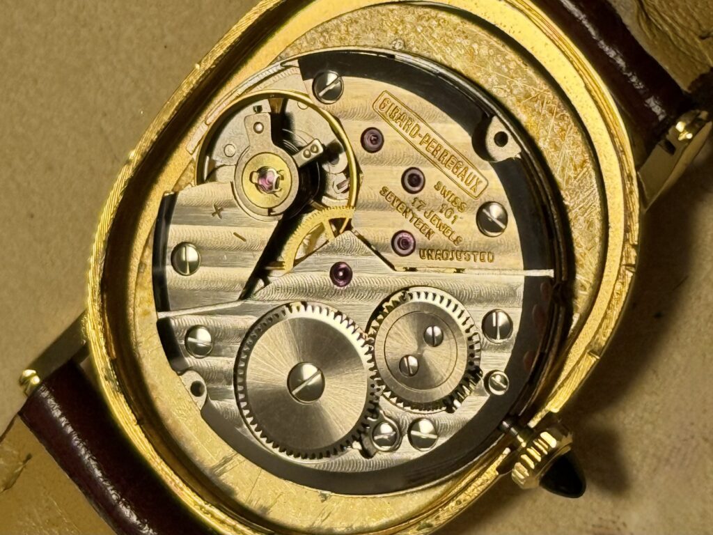 Girard-Perregaux with a Champagne Gold Dial and Black Onyx Crown img 5881